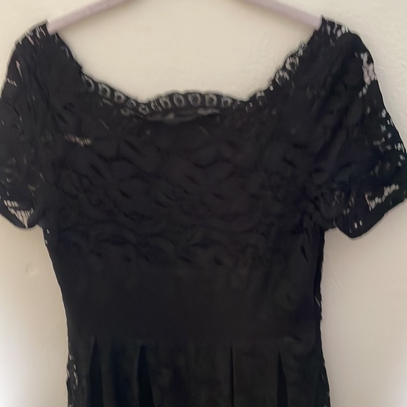 MISSMAY women’s vintage floral lace short sleeve dress in size Large - Picture 4 of 7